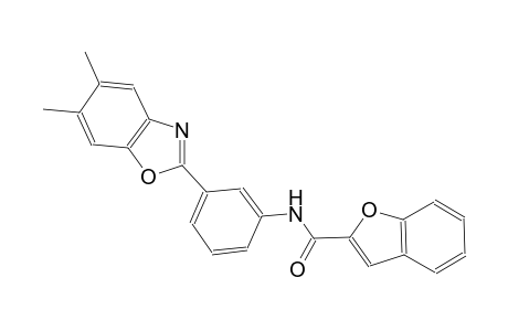 2-benzofurancarboxamide, N-[3-(5,6-dimethyl-2-benzoxazolyl)phenyl]-