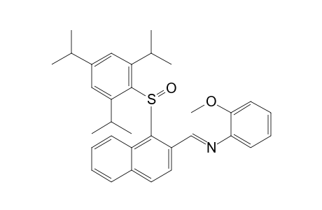 N-(o-Methoxyphenyl)-[1-(2,4,6-triisopropylphenylsulfinyl)-2-naphthyl]methanimine