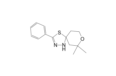 7,7-dimethyl-3-phenyl-8-oxa-4-thia-1,2-diazaspiro[4.5]dec-2-ene