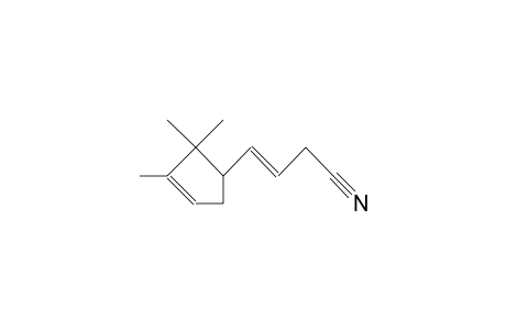 4-(2,2,3-Trimethyl-3-cyclopentenyl)-trans-3-butenenitrile
