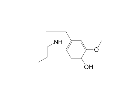 Phenol, 2-methoxy-4-[2-methyl-2-(propylamino)propyl]-