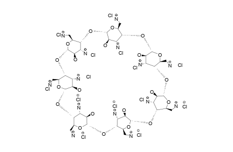 HEPTAKIS-(3,6-DIAMINO-3,6-DIDEOXY)-BETA-CYCLOALTRIN-CHLORHYDRATE