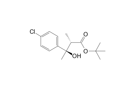 Anti-tert-butyl 3-(4-chlorophenyl)-3-hydroxy-2-methybutanoate