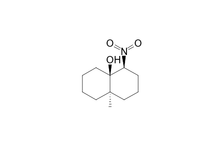 (.beta.-NO2)-1-Nitro-9-hydroxy-10-methyl-perhydro-naphthalene
