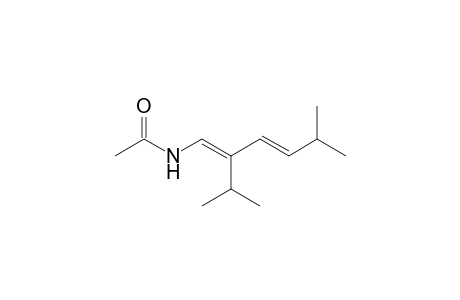 N-[(1E,3E)-5-Methyl-2-isopropyl-1,3-hexadienyl)-acetamide