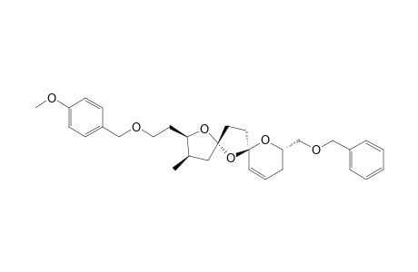(2R,3R,5R,7R,9S)-9-[(Benzyloxy)methyl]-2-[(p-methoxybenzyl)oxyethyl]-3-methyl-1,6,8-trioxadispiro[4.1.5.2]tetradec-11-ene