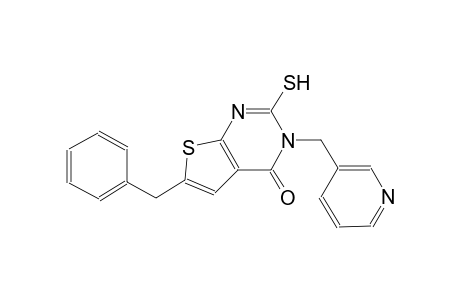 6-benzyl-3-(3-pyridinylmethyl)-2-sulfanylthieno[2,3-d]pyrimidin-4(3H)-one