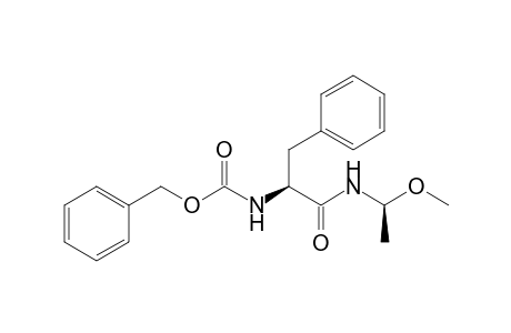(phenylmethyl) N-[(2S)-1-[[(1S)-1-methoxyethyl]amino]-1-oxidanylidene-3-phenyl-propan-2-yl]carbamate