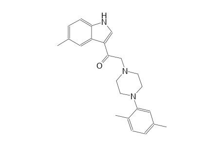 2-[4-(2,5-dimethylphenyl)-1-piperazinyl]-1-(5-methyl-1H-indol-3-yl)ethanone