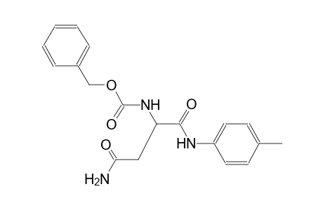 carbamic acid, [3-amino-1-[[(4-methylphenyl)amino]carbonyl]-3-oxopropyl]-, phenylmethyl ester