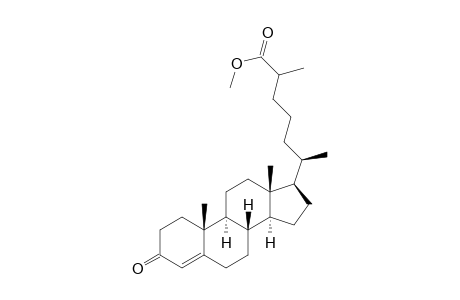 (6R)-6-[(8S,9S,10R,13R,14S,17R)-10,13-dimethyl-3-oxo-1,2,6,7,8,9,11,12,14,15,16,17-dodecahydrocyclopenta[a]phenanthren-17-yl]-2-methylheptanoic acid methyl ester