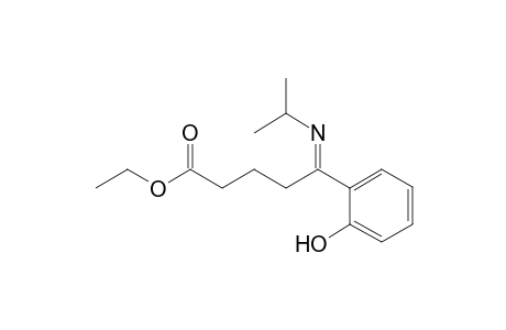 Ethyl 5-(2-hydroxyphenyl)-5-(isopropylimino)pentanoate