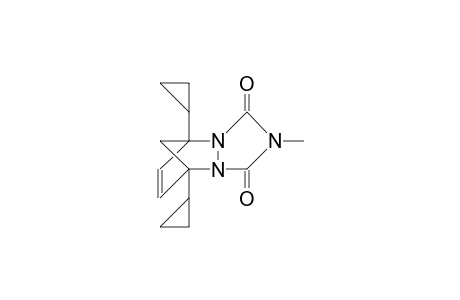 1,7-Dicyclopropyl-4-methyl-2,4,6-triaza-tricyclo(5.2.2.0/2,6/)undec-8-ene-3,5-dione