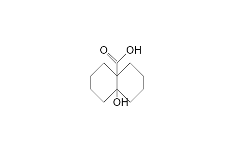 trans-6-Hydroxy-bicyclo(4.4.0)decane-1-carboxylic acid