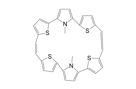 Bis[N-methylpyrrole]tetrathiahomoporphycene