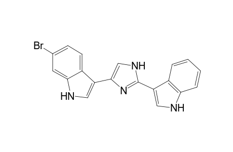 6-Bromanyl-3-[2-(1H-indol-3-yl)-1H-imidazol-5-yl]-1H-indole