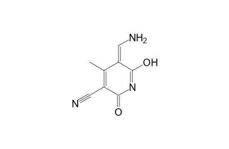 5-Aminomethylene-6-hydroxy-4-methyl-2-oxo-2,5-dihydro-3-pyridinecarbonitrile
