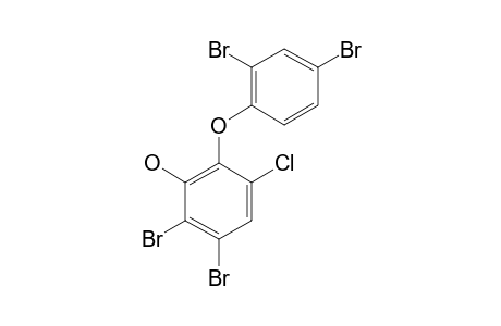2-(2',4'-DIBROMOPHENOXY)-5,6-DIBROMO-3-CHLOROPHENOL
