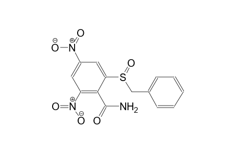 benzamide, 2,4-dinitro-6-[(phenylmethyl)sulfinyl]-