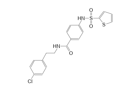 benzamide, N-[2-(4-chlorophenyl)ethyl]-4-[(2-thienylsulfonyl)amino]-