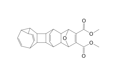 Dimethyl 12,15-epoxy-4,5,8-(prop-2-eno)pentacyclo[9.7.2.0(2,10).0(3,9).0(12,17).]nonadecatetraene-13,14-dicarboxylate