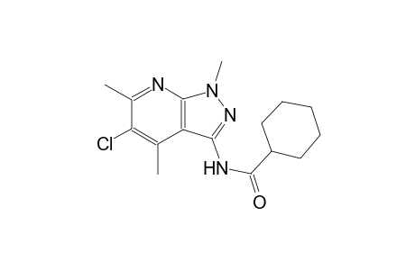 cyclohexanecarboxamide, N-(5-chloro-1,4,6-trimethyl-1H-pyrazolo[3,4-b]pyridin-3-yl)-