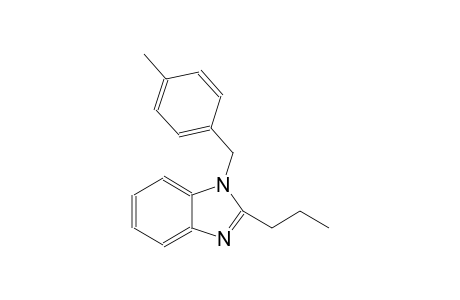 1H-benzimidazole, 1-[(4-methylphenyl)methyl]-2-propyl-
