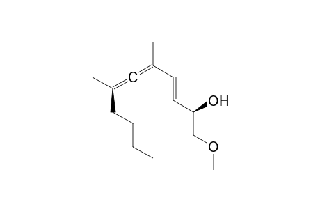(2R,6S,E)-1-methoxy-5,7-dimethylundeca-3,5,6-trien-2-ol
