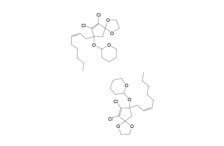 1,2-DICHLORO-3-(2-TETRAHYDROPYRANYLOXY)-3-[(Z)-2-OCTENYL]-5,5-ETHYLENEDIOXY-CYClOPENTENE