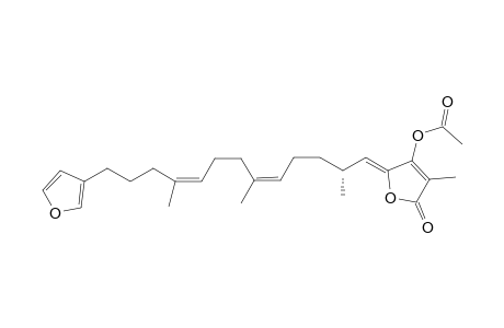 (8Z,13Z,18R,20Z)-Strobilinin acetate