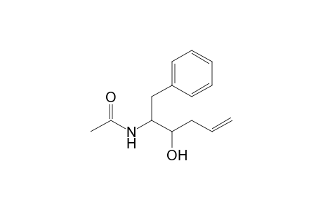 N-(1-Benzyl-2-hydroxypent-4-enyl)acetamide
