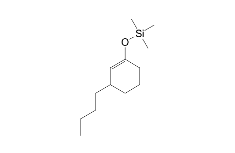 Cyclohexene, 3-butyl-1-trimethylsilyloxy-
