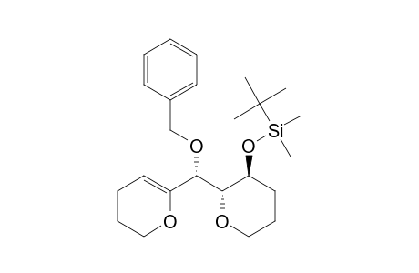 6-[(Benzyloxy)[(2R,3S)-3-(tert-butyldimethylsiloxy)tetrahydropyran-2-yl]-(R)-methyl]-3,4-dihydro-2H-pyran