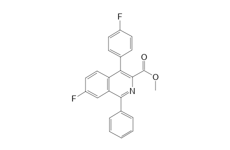 Methyl 7-fluoro-4-(4-fluorophenyl)-1-phenylisoquinoline-3-carboxylate