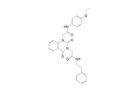 1,3-quinazolinediacetamide, N~1~-(4-ethoxyphenyl)-1,2,3,4-tetrahydro-2,4-dioxo-N~3~-(2-phenylethyl)-
