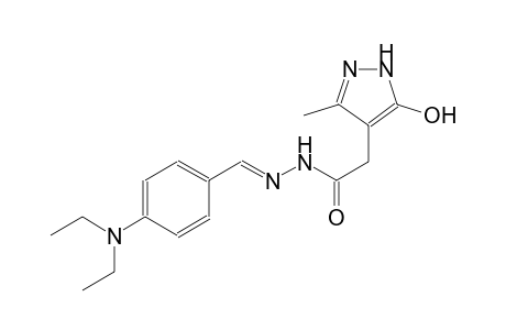1H-pyrazole-4-acetic acid, 5-hydroxy-3-methyl-, 2-[(E)-[4-(diethylamino)phenyl]methylidene]hydrazide