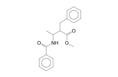 Methyl 3-(benzoylamino)-2-benzylbutanoate