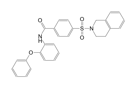 benzamide, 4-[(3,4-dihydro-2(1H)-isoquinolinyl)sulfonyl]-N-(2-phenoxyphenyl)-