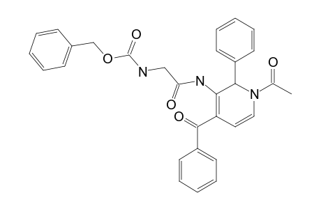1-ACETYL-2-PHENYL-3-BENZYLOXY-CARBONYLAMINO-METHYLCARBONYL-AMINO-4-BENZOYL-1,2-DIHYDROPYRIDINE