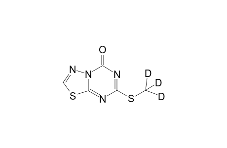 7-(d3-Methylsulfanyl)-5H-[1,3,4]thiadiazolo[3,2-a][1,3,5]triazin-5-one