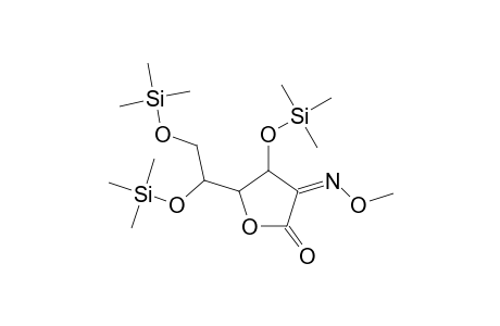 2-KETO-GLUCONIC ACID-gamma-LACTONE, O-METHYLOXIME, TRIS-O-(TRIMETHYLSILYL)-