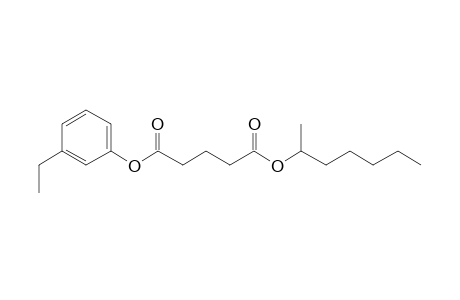 Glutaric acid, hept-2-yl 3-ethylphenyl ester