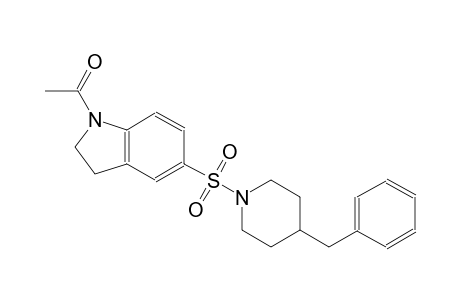 1-acetyl-5-[(4-benzyl-1-piperidinyl)sulfonyl]indoline