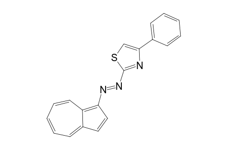 2-(AZULEN-1-YLDIAZENYL)-4-PHENYL-1,3-THIAZOLE