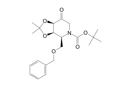 TERT.-BUTYL-(2R,3S,4S)-2-(BENZYLOXYMETHYL)-3,4-O-ISOPROPYLIDENE-5-OXO-PIPERIDINE-1-CARBOXYLATE