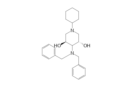 (3S,5S)-1-Cyclohexyl-4-dibenzylamino-3,5-dihydroxypiperidine