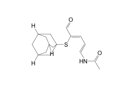 Acetamide, N-[5-oxo-4-(tricyclo[3.3.1.13,7]dec-1-ylthio)-1,3-pentadienyl]-, (Z,E)-