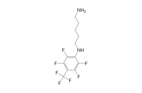 N~1~-[2,3,5,6-tetrafluoro-4-(trifluoromethyl)phenyl]-1,5-pentanediamine