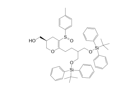 (3R)-6,6-[3-Bis(tert-butyldiphenylsiloxymethyl)propyl]-3-(hydroxymethyl)-5-p-tolylsulfinyl-3,4-dihydropyran