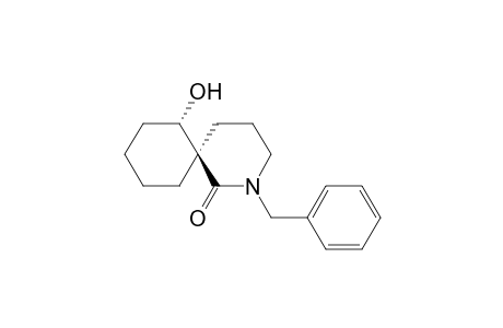 (6R)-2-Benzyl-7.alpha.-hydroxy-2-azaspiro[5.5]undecan-1-one